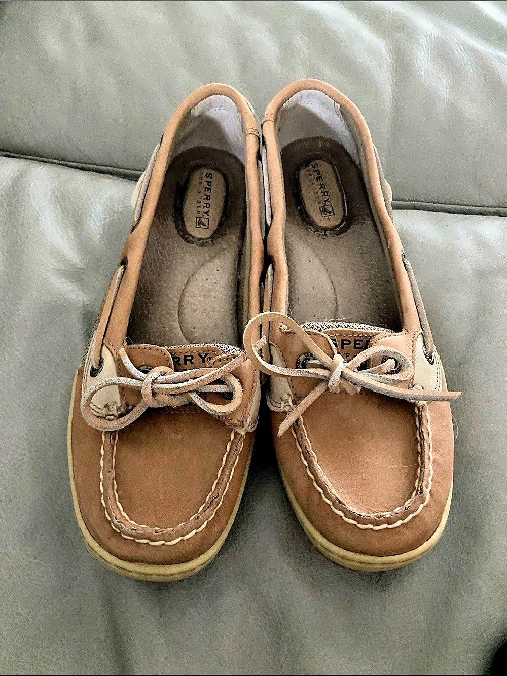 Sperry A/O 2024 Leather Boat Shoes US 7M